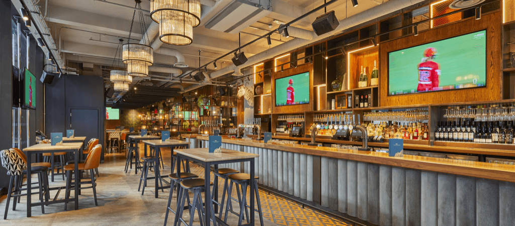 Best Sports Bars in London - Tank And Paddle Bishopsgate