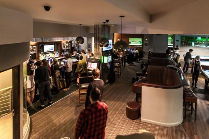 Best Sports Bars in London - Hurricane Room Kings Cross