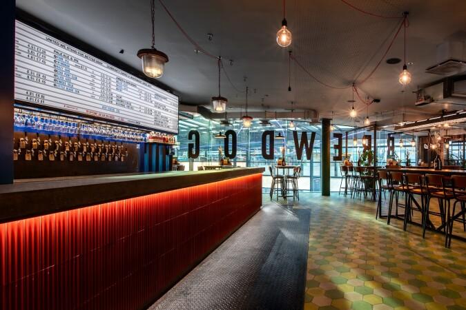 Best Sports Bars in London - BrewDog Canary Wharf