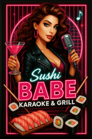 Best Sports Bars in El Paso - Sushi Babe Karaoke and Grill