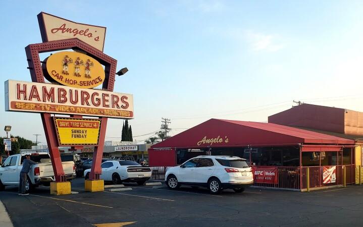 Best Sports Bars in Anaheim - Angelos Original Drive In Hamburgers