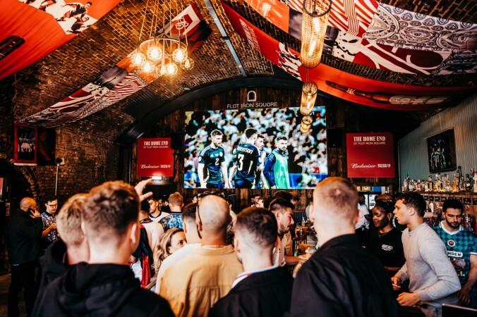 Best Sports Bars in London - Flat Iron Square